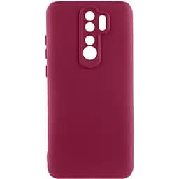 Чехол Silicone Cover Ummi Lakshmi Full Camera (AA) для Xiaomi Redmi Note 8 Pro Бордовый / Marsala