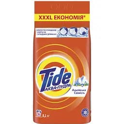 Уцінка. Пральний порошок Tide Аква-Пудра Альпійська свіжість 8.1 кг 