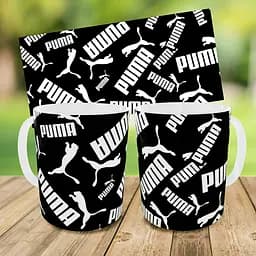 Набір дитячий PUMA рюкзак 36х27см сумка-бананка, кружка з принтом для хлопчика (01637) - мініатюра 9