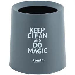 Контейнер для мусора Axent настольный круглый серый (2131-03-A)