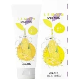 Пінка для вмивання обличчя з содою MEDB Lemon з екстрактом лимону 100 мл
