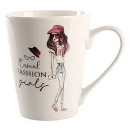 Чашка Limited Edition Fashion Girl C 300 мл белая (B02-T3977C)