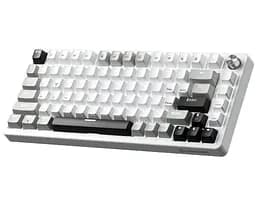 Клавиатура игровая механическая GamePro GPMK-126 Genesis Silver light USB Red Swich Hot-Swap N-KRO Grey - мініатюра 2
