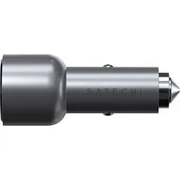 Автомобільний зарядний пристрій Satechi Car Charger Space Dual USB-C PD 40W Gray (ST-U2C40CCM) - мініатюра 4