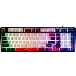 Клавіатура AOC GK116H1 LED USB UA White/Red/Black (GK116H1/97) - мініатюра 1