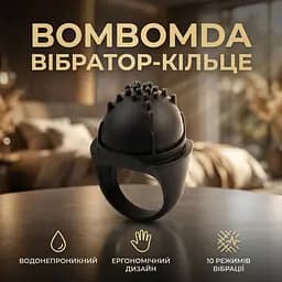 Мини-вибратор силиконовое кольцо для пар и соло черный