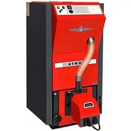Твердопаливний котел Atmos D 25 PX (пальник A25 + бункер 175л)