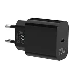 Зарядний пристрій мережевий MAKE 20W Type-C PD3.0 Black - мініатюра 6