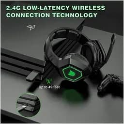 Навушники Onikuma K10 Gaming with LED 2 в 1 комбо 2.4Ghz та 3.5 mm - мініатюра 5