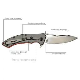Ніж Skif Shark II SW Orange - мініатюра 8