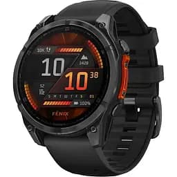 Спортивные часы Garmin Fenix 8 47mm AMOLED Slate Gray with Black Silicone Band (010-02904-00)
