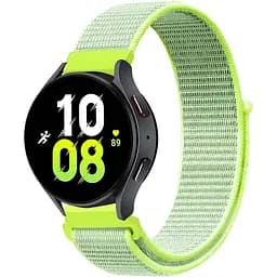 Ремінець нейлоновий на липучці для смарт-годинника BeWatch Samsung 20 мм Лимонний (1011312.2UW)
