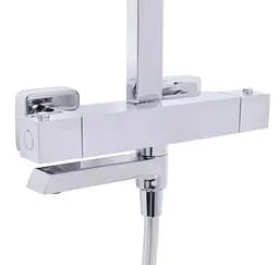 Душова система універсальна Qtap Sloup Chrome термостатична з виливом QTSLO51103OC48217 - мініатюра 3