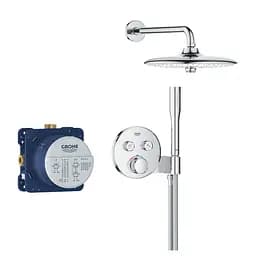 Душова система прихованого монтажу Grohe Grohtherm Smartcontrol з Euphoria 260 34867000, Хром - мініатюра 2