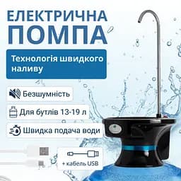 Електрична помпа для води ViO E3 чорна - мініатюра 1