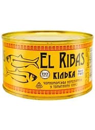 Кілька черноморська нерозібрана у томатному соусі El Ribas 240 г