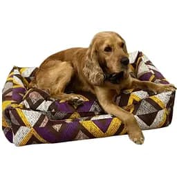 Лежак для собак DIEGO rest + «Узор фиолетовый» - 3-размер