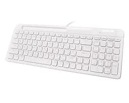 Клавіатура Maxxter White (KB-01W-UA)
