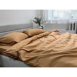 Комплект постільної білизни Ecotton Orange євро полісатин помаранчево-гірчичний (25194) - мініатюра 3