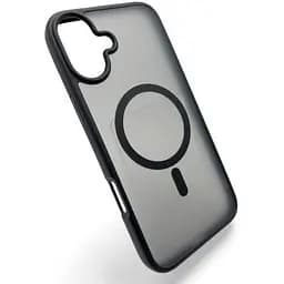 Чохол-накладка BeCover Metal Buttons Case (MagSafe) для Apple iPhone 16 Black (712090) - мініатюра 2