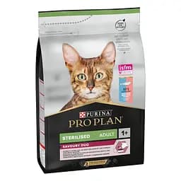 Сухой корм для стерилизованных кошек Purina Pro Plan Sterilised Senses с треской и форелью 3 кг