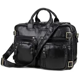 Універсальна сумка-трансформер John McDee чорна 39.5х29х13 см sum0028428