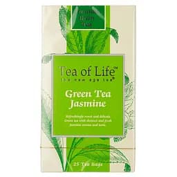 Чай зеленый Tea of Life с ароматом жасмина, в пакетиках, 25 шт. (582937)