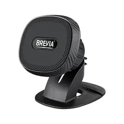 Тримач телефону автомобільний Brevia Dash MagStrong на панель приладів, 6 магнітів, чорний(48440)