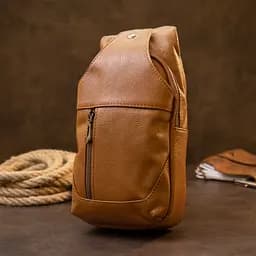 Чоловіча шкіряна сумка Vintage 16,5х31,5х6,3 см sum0013943 - мініатюра 5