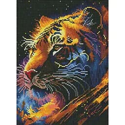 Алмазна мозаїка Тигр Зодіак DRBS53691, 30х40 см