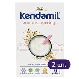 Молочная каша Kendamil Овсяная сливочная 300 г (2 шт. х 150 г)