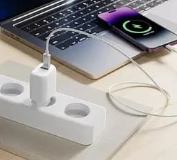 СЗУ Proove Silicone Power Plus 30W White with Type-C/Type-C (WCSP30022202) - мініатюра 3