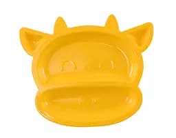 Тарелка секционная Baby Team, желтый (6014_желтый)