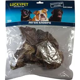 Лакомство для собак Lucky Pet Легкие говяжьи 100 г