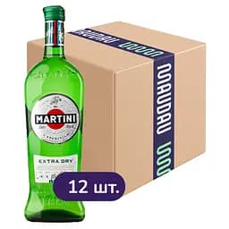 Упаковка вермуту Martini Extra Dry 18% 6 л (0.5 л х 12 шт.)