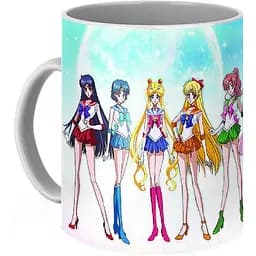 Кухоль GeekLand Sailor Moon Сейлор мун все в зборі SM.02.04 330 мл різнобарвний