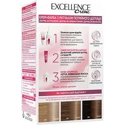 Стійка крем-фарба для волосся L'Oreal Paris Excellence Creme відтінок 9.1 дуже світло-русявий попелястий 192 мл - мініатюра 2
