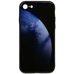 Чохол-накладка Toto Print Glass Space Case Apple iPhone 7/8/SE 2020 Dark Blue