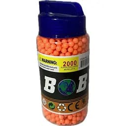 Пневматичні кулі BOB 8081: 2000 шт. у дисплеї Жовтогарячий