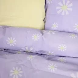 Підковдра MirSon Ranforce Elite 17-4826 Lenora 160х220 см Фіолетова з зеленим (2200009389139)