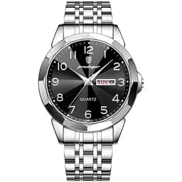 Наручний годинник чоловічий Poedagar Tradition Сріблястий (3214)