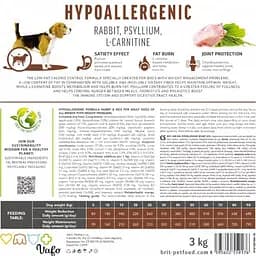 Сухий корм Brit Care Dog Hypoallergenic Weight Loss для собак з надмірною вагою, гіпоалергенний з кроликом, 3 кг - мініатюра 7