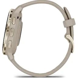 Смарт-годинник Garmin Venu 3S Soft Gold Stainless Steel Bezel with French Gray Case and Silicone Band (010-02785-02/52) [130196] - мініатюра 6