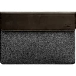 Чохол-конверт BlankNote Crazy Horse для MacBook 13 із клапаном шкіра+фетр Темно-коричневий