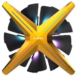 Кулер для корпуса Alseye X12 (Yellow Push) (AS.04.03.0028)