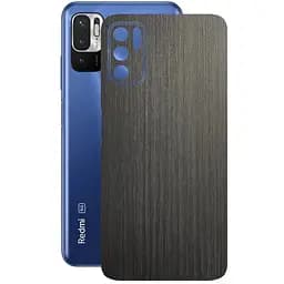 Захисна плівка StatusSKIN для Xiaomi Redmi Note 10 5G 2021 Корпус Вініл Дерево сріблясто-чорне