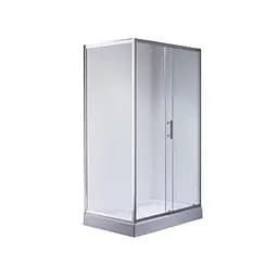 Душова кабіна з низьким піддоном Mixxus Hard SCT01-120x80x198-TR хром прозоре скло 5 мм MI6910, Універсальна, прозорий, хром - мініатюра 6
