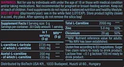 Карнітин BiotechUSA L-Carnitine Drink Powder Лимон-холодный чай 150 г - мініатюра 2
