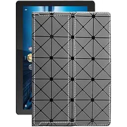 Чохол StatusCASE з екошкіри для планшету Lenovo Tab M10 X605L LTE Сірий ромб