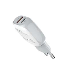 Комплект блок і кабель LDNIO Type-C to Lightning Cable A2313C 1USB і 1Type-C білий - мініатюра 4